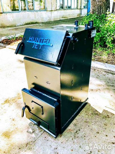 Твердотопливный котел с увеличенной топкой