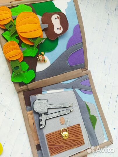 Книга из фетра Гарри Поттер