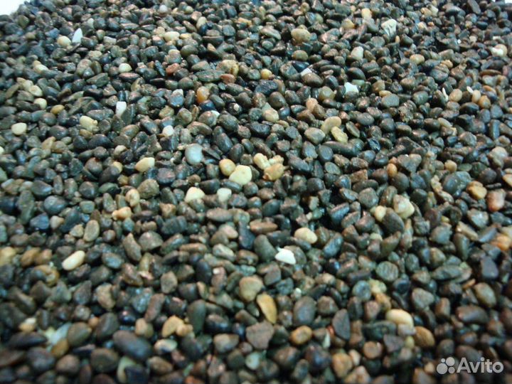 Галька морская темная №4 (Черкесская №3) (10-15 мм