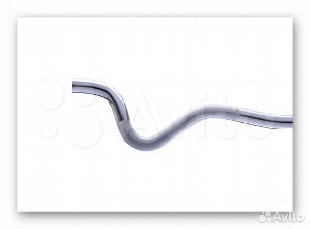 Гриф для штанги W-образный, d25 мм, 120 см