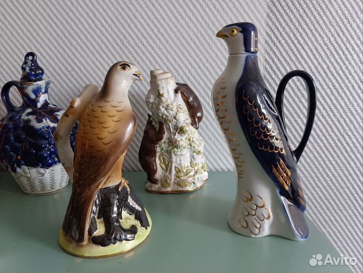 Штофы и графины статуэтки СССР