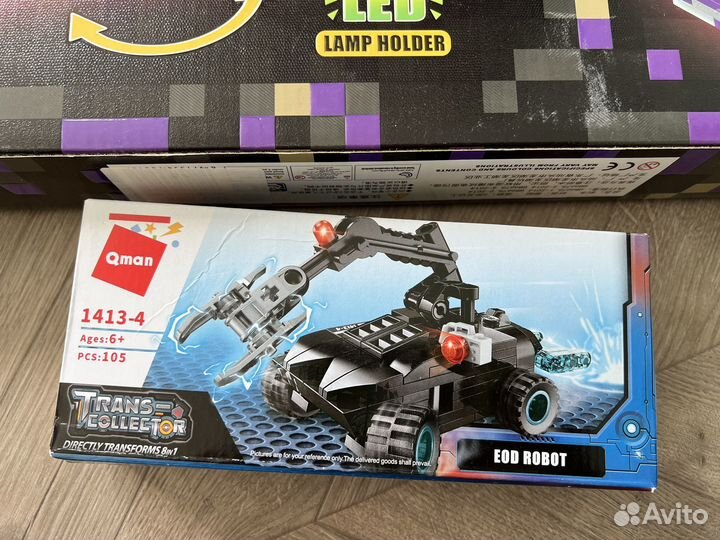 Конструкторы Лего Minecraft и новый EOD robot