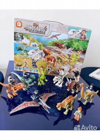 Новый конструктор динозавры юрского периода Lego