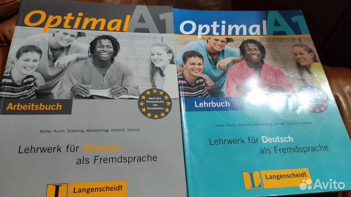 Учебник и тетрадь по немецкому Optimal A1
