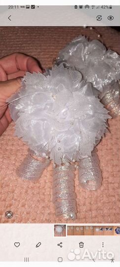 Банты белые