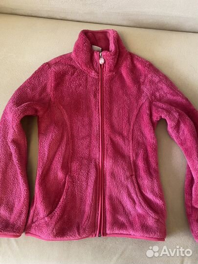 Флисовая кофта для девочки 134р