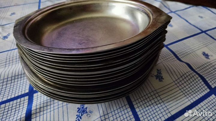 Тарелка из нержавейки СССР