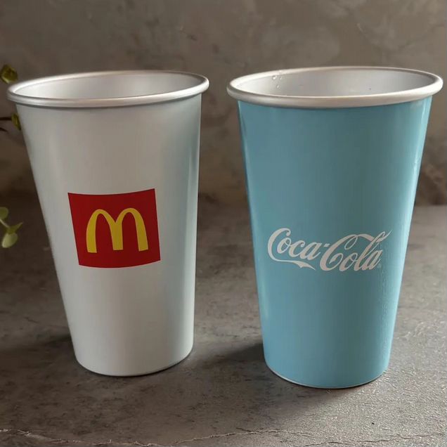 Стакан меняющий цвет mcdonalds &coca cola