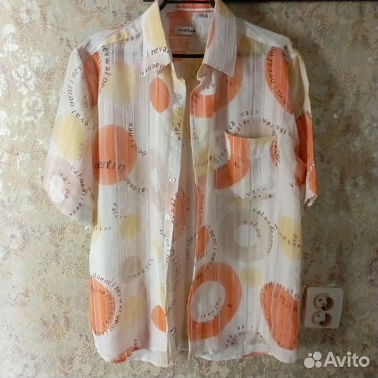 Летние мужские рубашки 50-52рр