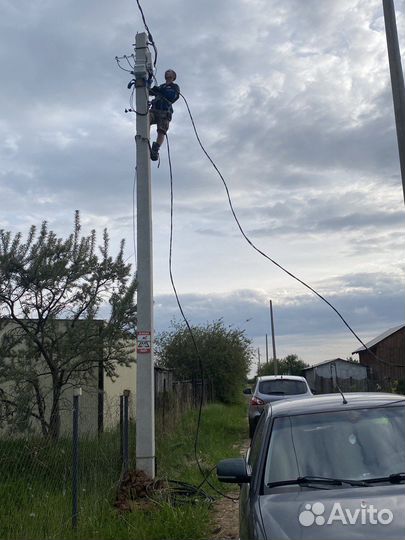 Подключение электричества к участкам