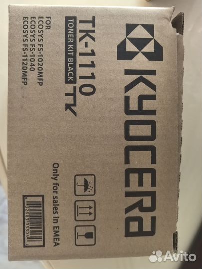 Картридж Kyocera TK-1110 черный новый