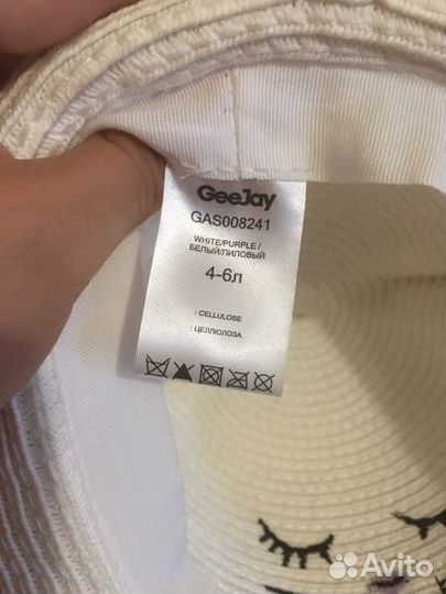 Шляпа для девочки 4-6 лет