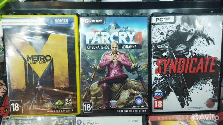 Игры на дисках для pc farcry 4 и др