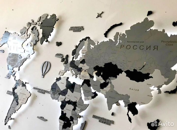 Декоративная карта России