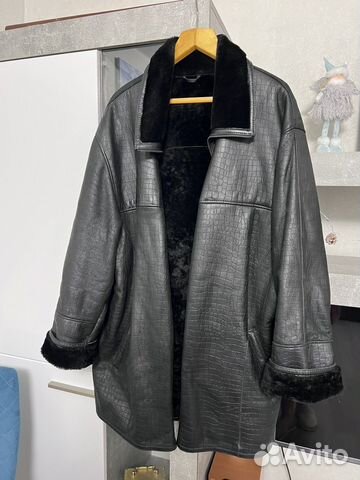 Дубленка натуральная мужская 60 62