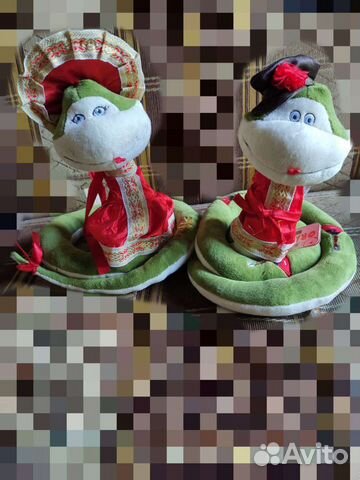 Мягкая игрушка змея