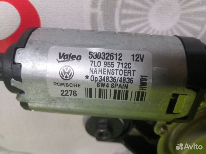 Моторчик дворников задний Volkswagen Touareg 3.0