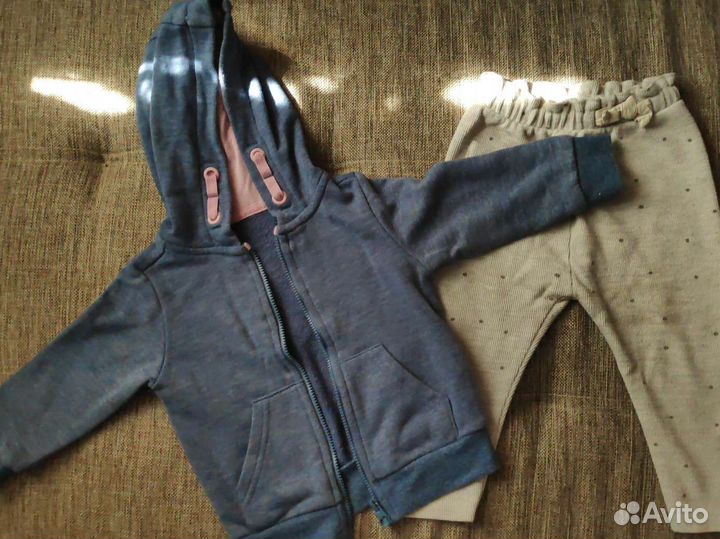 Вещи пакетом на девочку 80-86