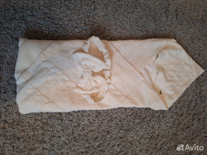 Вязаный конверт на выписку