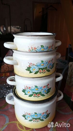 Кастрюля эмалированная СССР