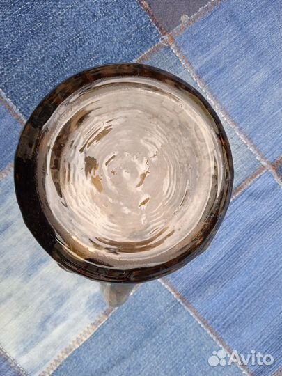 Кружка винтаж СССР дымчатое стекло