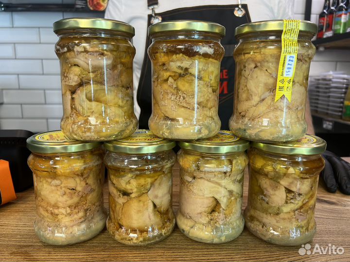 Печень трески в стекле Мурманская