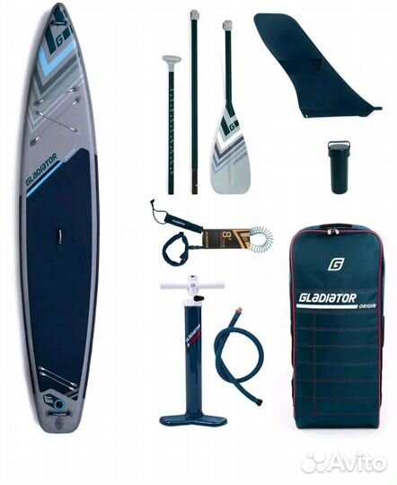 SUP-доска Gladiator Origin LT 12,6' 384х73х12 см