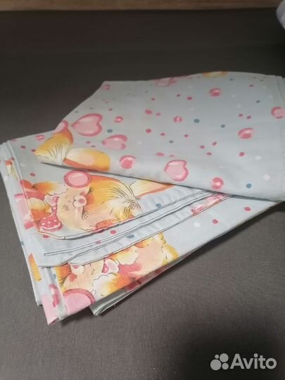 Комплект постельного белья в детскую кроватку
