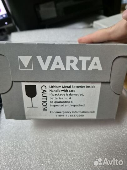 Батарейки varta cr2032 2 шт