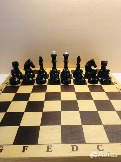 Шахматы СССР (карболит)