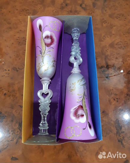 Новые свадебные бокалы