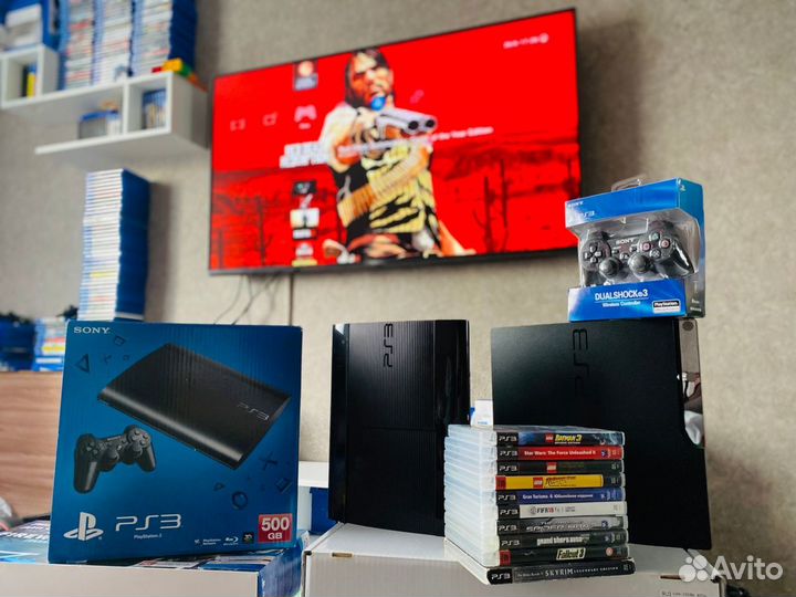 PS3 Superslim 500 Sony Playstation 3 Slim HEN+RDR