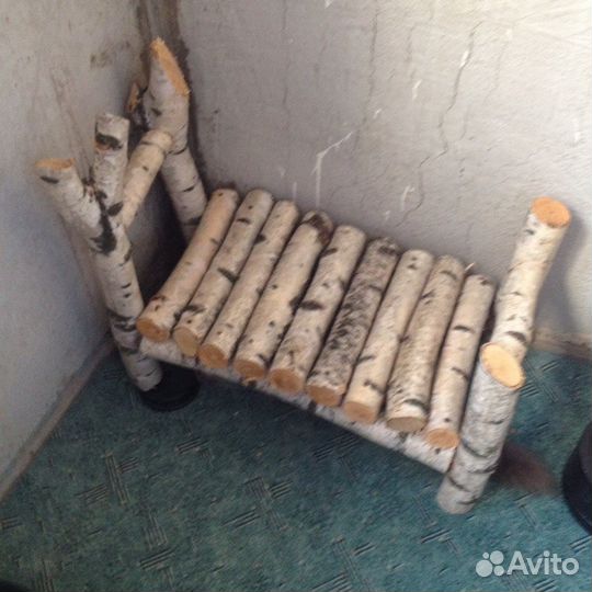 Кроватка для фотосесиий новорожденных из березы