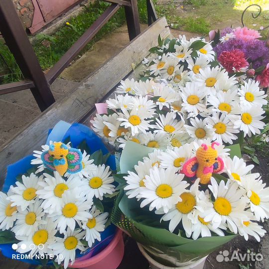 Букеты из ромашек