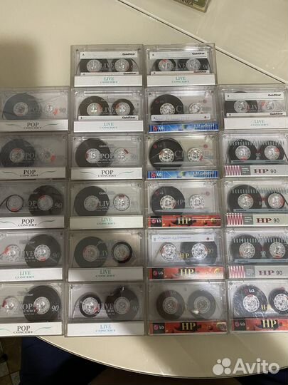 Аудиокассеты goldstar 90 22 шт