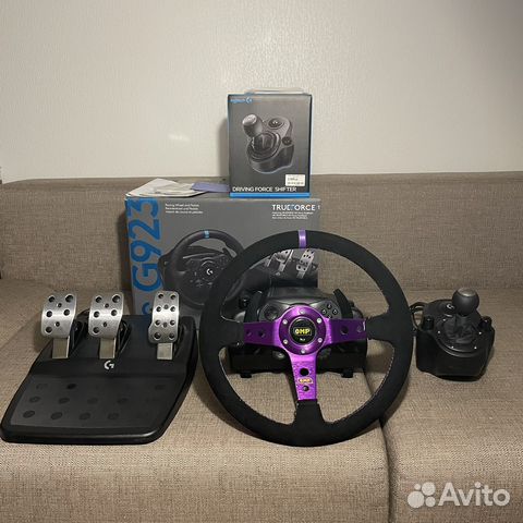 Logitech g923 + shifter купить в Санкт-Петербурге | Электроника | Авито