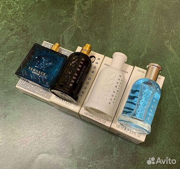 Тестеры мужские Hugo Boss, Versace, Dior, Creed