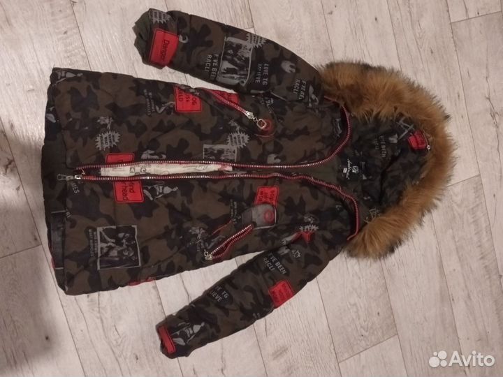 Куртка зимняя на девочку 140