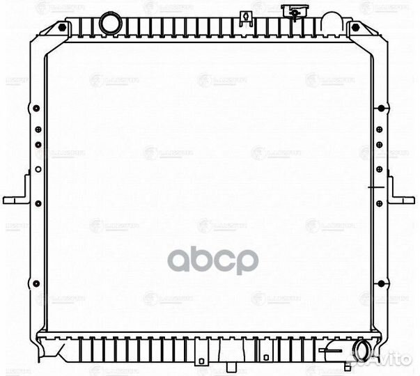 Радиатор охл. LRC0822 luzar