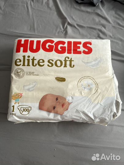 Подгузники huggies elite soft 1