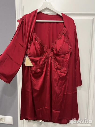 Женская пижама шелковая