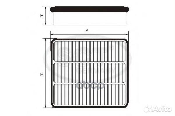 Фильтр воздушный SB296 SCT