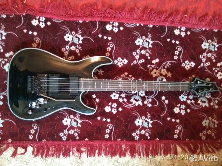Гитара schecter hellraiser C-1 FR gloss black