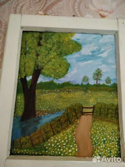 Картина написанная от руки
