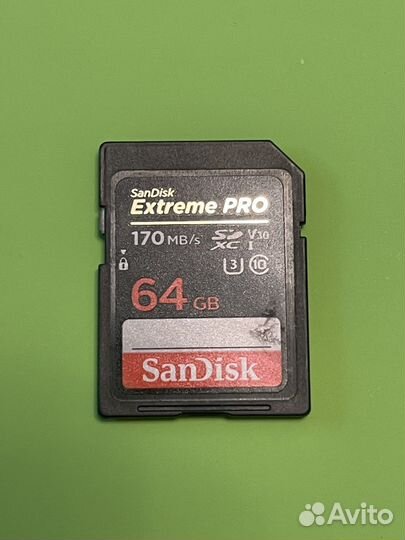 Карта памяти SanDisk sdxc 64 Gb Class 10