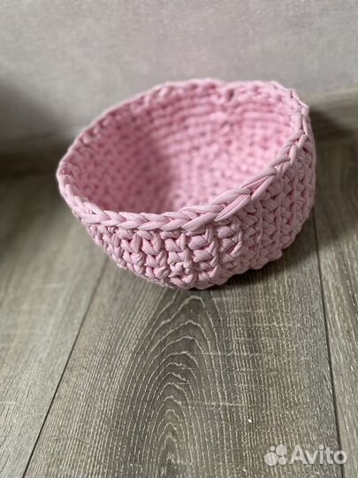 Трикотажные корзинки