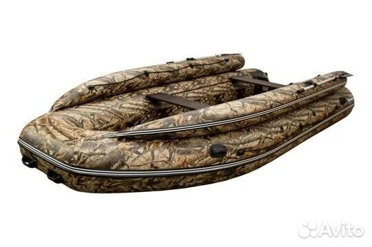Лодка пвх sibriver хатанга JET LUX - 425 нднд лес