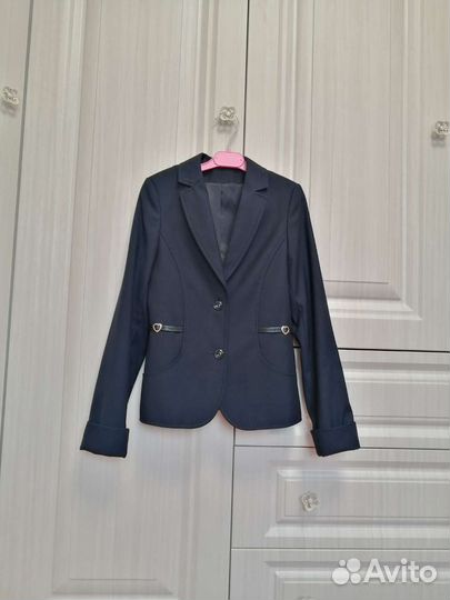 Жакет т.синий Элегант р.134(6-8 лет)