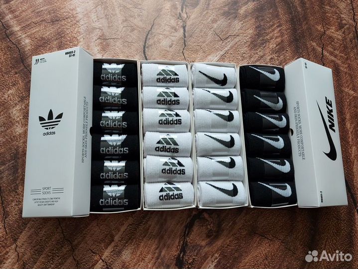 Носки Nike Adidas Fila Reebok