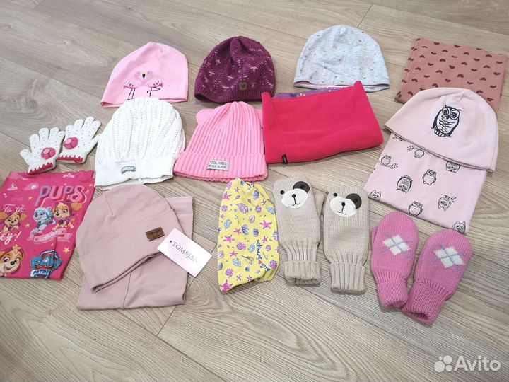 Шапка и снуд для девочки